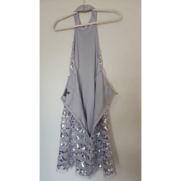 Adrianna by Adrianna Papell Women’s Beaded Halter Swing Dress – Size 12 - Picture 5 of 6